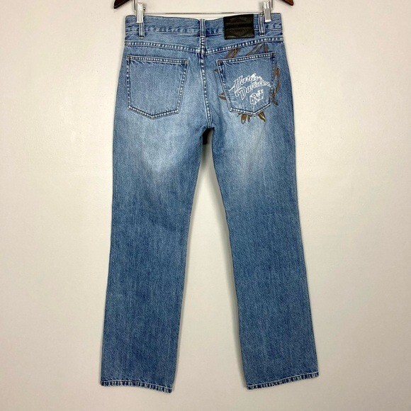 HarleyDavidson Embroidered Bootcut Jeans Women’s Siz… Gem