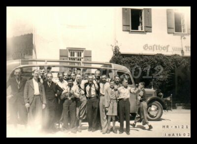 Foto, WK2, Betriebsausflug der Mauser-Werke, mit Autobus 1936, 5026-1086
