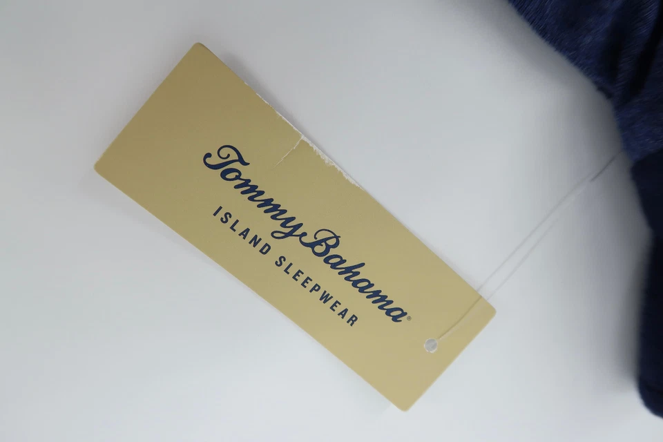 Tommy Bahama Island Ropa de dormir 1/4 Cremallera Pullover Polar Azul Marino Para hombres Grande NUEVO Foto 3 de 4