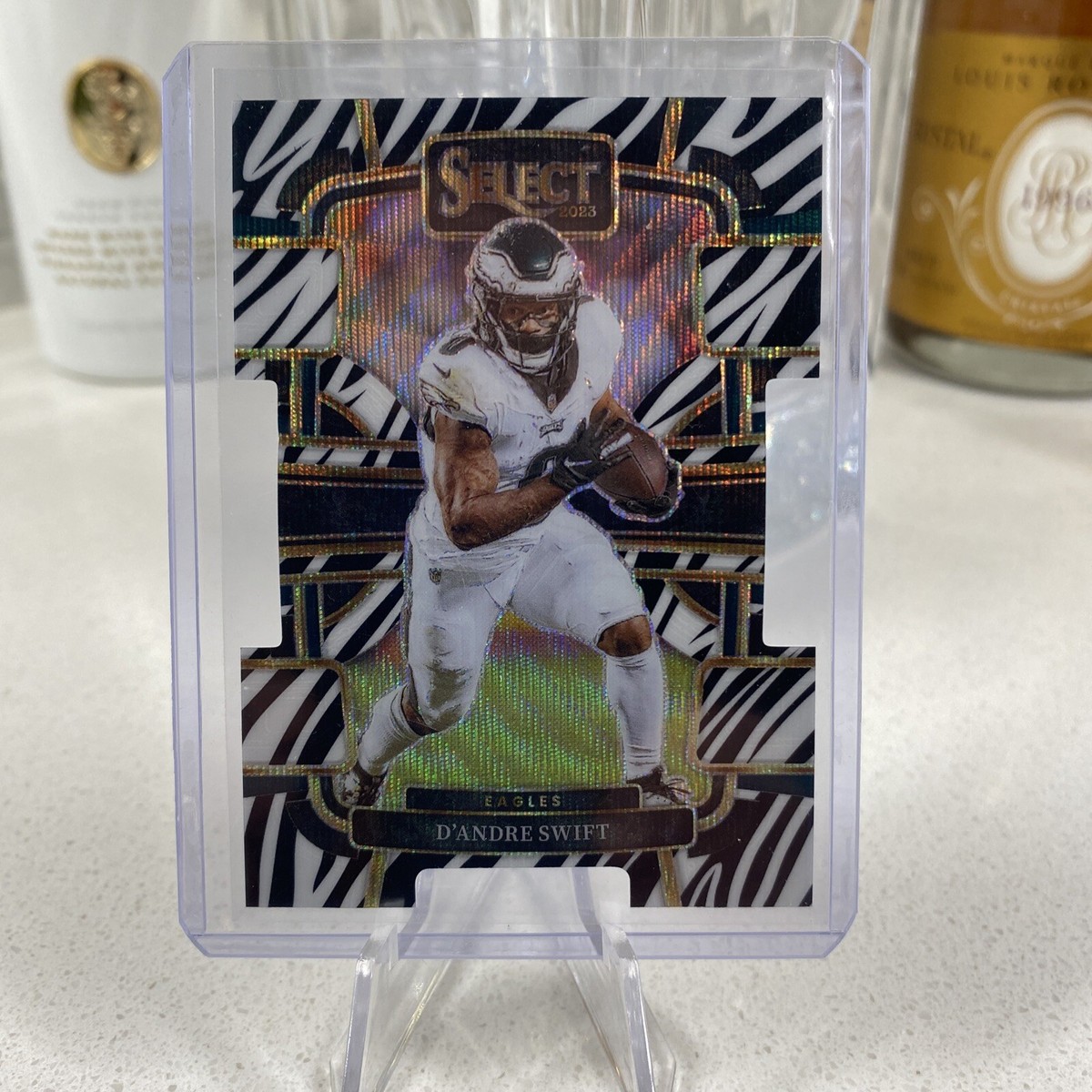 2023 Panini Select D'Andre Swift Zebra Die Cut Prizm CASE HIT SSP