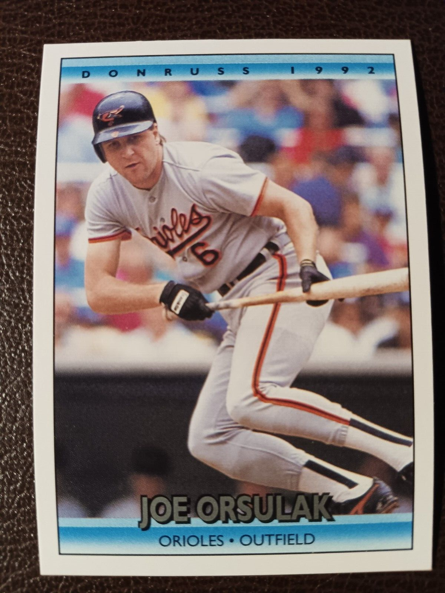 JOE ORSULAK BALTIMORE ORIOLES 1992 DONRUSS BASEBALL CARD #475 | eBay