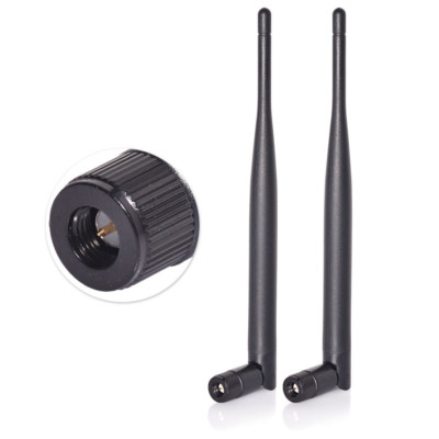 2 Stücke WiFi 2,4Ghz 6dBi SMA Male Antenne für Foscam Amcrest Security IP Kamera