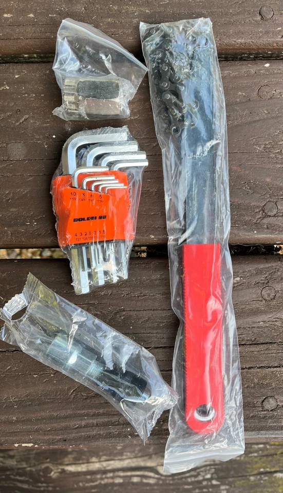 NUEVAS herramientas de bicicleta; llaves Allen de 1,5-10 mm, extractor de manivela cadena látigo casete removedor - Imagen 2 de 4
