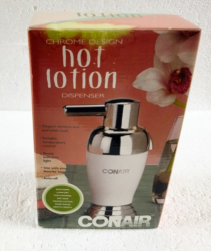 NEW Conair Brushed Chrome Hot Lotion Dispenser HLD31BR