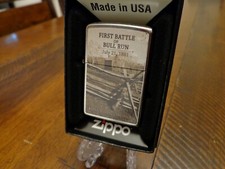 CIVIL WAR FIRST BATTLE OF BULL RUN JULY 21 1861 ZIPPO LIGHTER MINT IN BOX CIVIL WAR FIRST BATTLE OF BULL RUN JULY 21 1861 ZIPPO LIGHTER MINT IN BOX
