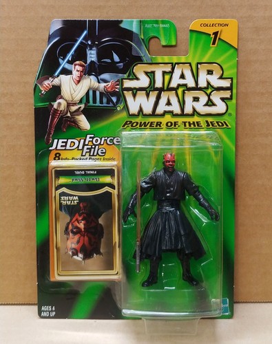 Star Wars POTJ ERROR Darth Maul Upside Down Force File Power Jedi EP1 Final Duel
