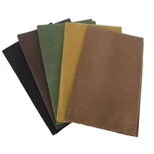 100% Cotton Canvas/16OZ Waxed Canvas/Washed Canvas Pieces By The Yard Multicolor