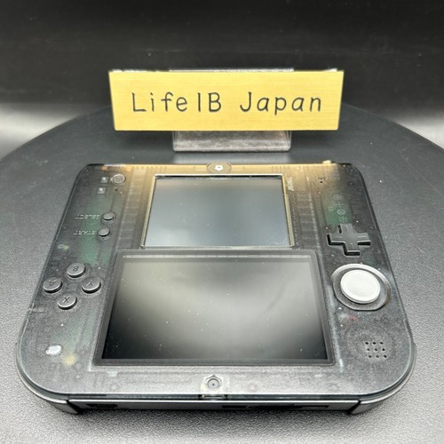 Nintendo 2DS Clear Black Portable Game Console with Dual Screens JP Import - Picture 20 of 23