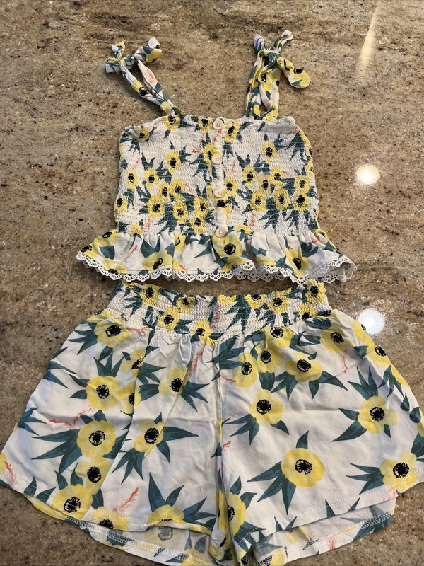 Girls Size 12 Jessica Simpson Shorts And Shirt Set