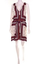 SANCTUARY 134092 Womens Casual Sleeveless Shift Dress Multi-Color Size Medium