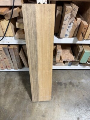 Black Limba Korina Deep Tilt Neck thru Billet 47 x7 x2.8'' KD Kiln Dry 12/4