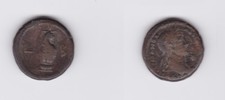 Antike r&ouml;mische Tetradrachme Bronze M&uuml;nze Alexandria Hadrianus 117-138 (127289)