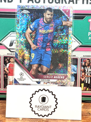 Carte Collection Sergio Aguero Topps Chrome 2025 - Atlético Madrid - Édition /75 Golazo