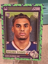 Keon Coleman Green Bats #32 RC 2024 Panini Score-A-Treat - Rising Stars 