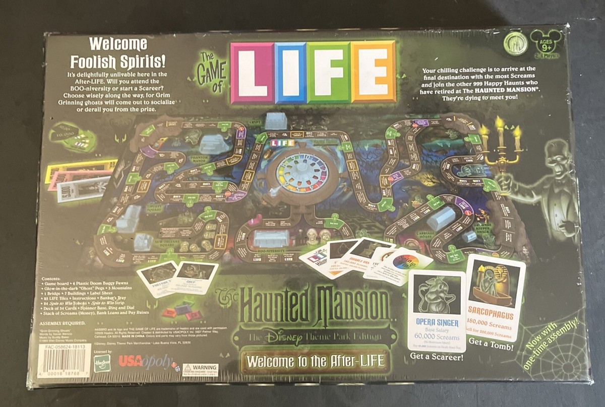 新品 The GAME of LIFE ホーンテッドマンション ボードゲーム