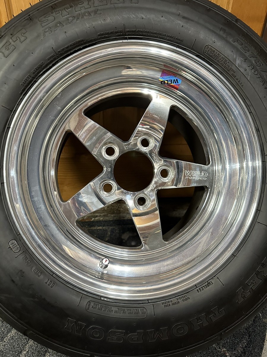 Weld Rts Drag Set 15x11 5x120.65 85 275/85R26 Aluminum Performance