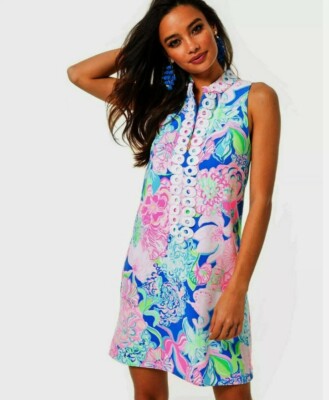 NWOT Lilly Pulitzer Jane Shift Dress Multi Peony for Your Thoughts