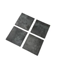 6" x 6" x 1/4" steel plate hot rolled (4 pack) .25" diameter