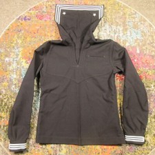 U.S. Navy USN Black Crackerjack Cracker Jack Top Shirt Jumper Womens 10MT
