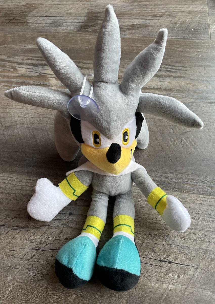 美品 Gray sonic force 184 GRAY Sonic the Hedgehog - 13” Tall Plush Stuffed Animal with