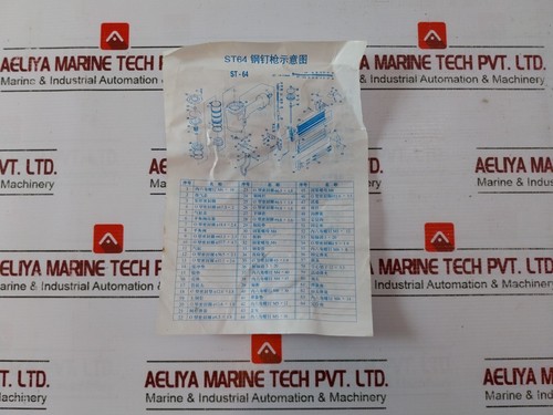 BOZHOU TOOLS ST64 Pistola per unghie ad aria compressa per cucitrice ad aria pneumatica chiodi in acciaio calcestruzzo - Foto 18 di 22