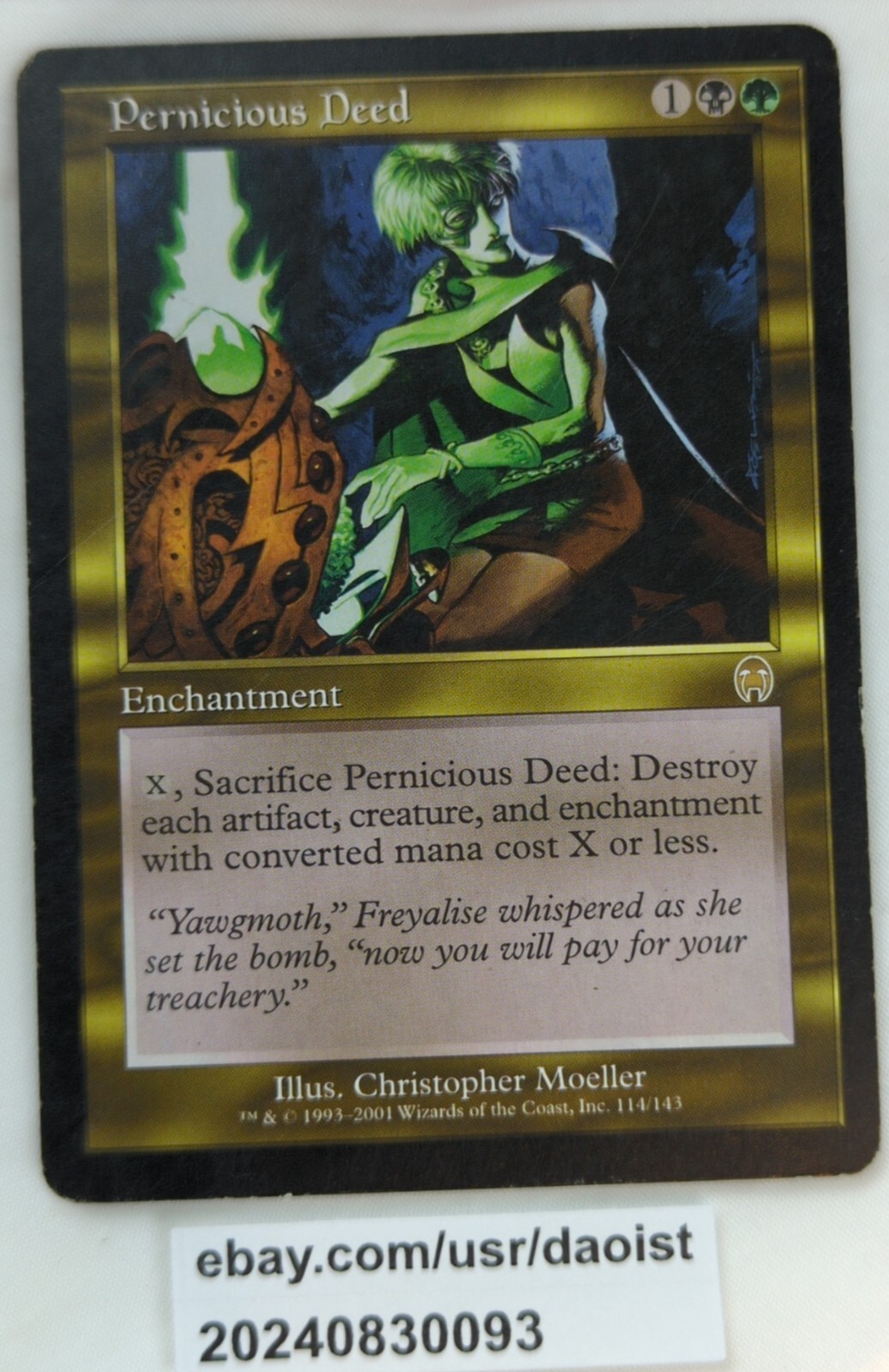 MTG Pernicious Deed Apocalypse Magic The Gathering LP