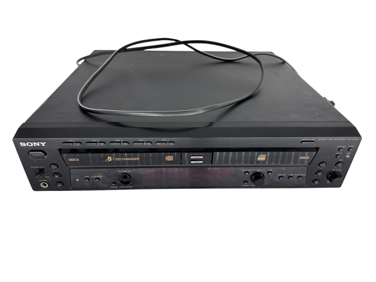 Sony RCD-W500C CD Changer and Recorder AS IS | eBay