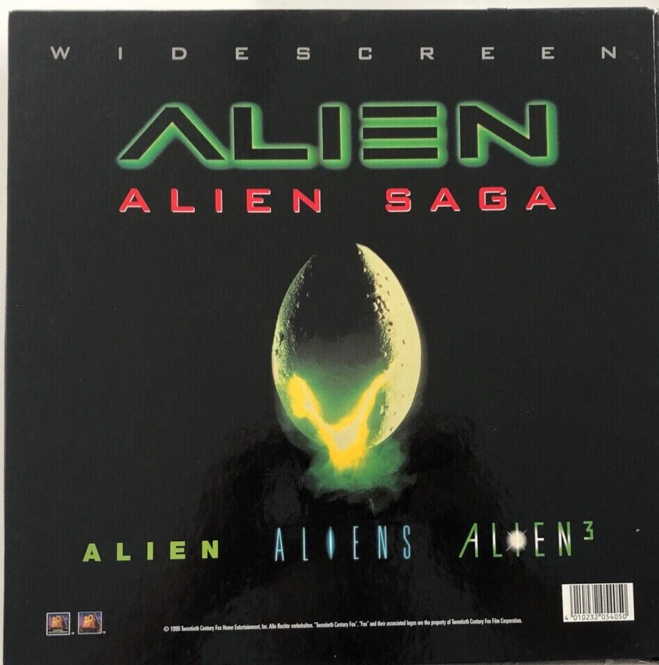 Laserdisc Box Alien Saga 1-3 Rar 4 Disc Widescreen THX Pal deutsch - Bild 2 von 4