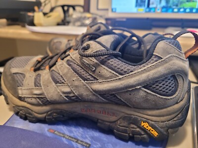 Merrell Moab Vibram Hiking Shoes Mens Size 8.5 Gray  display picture 1