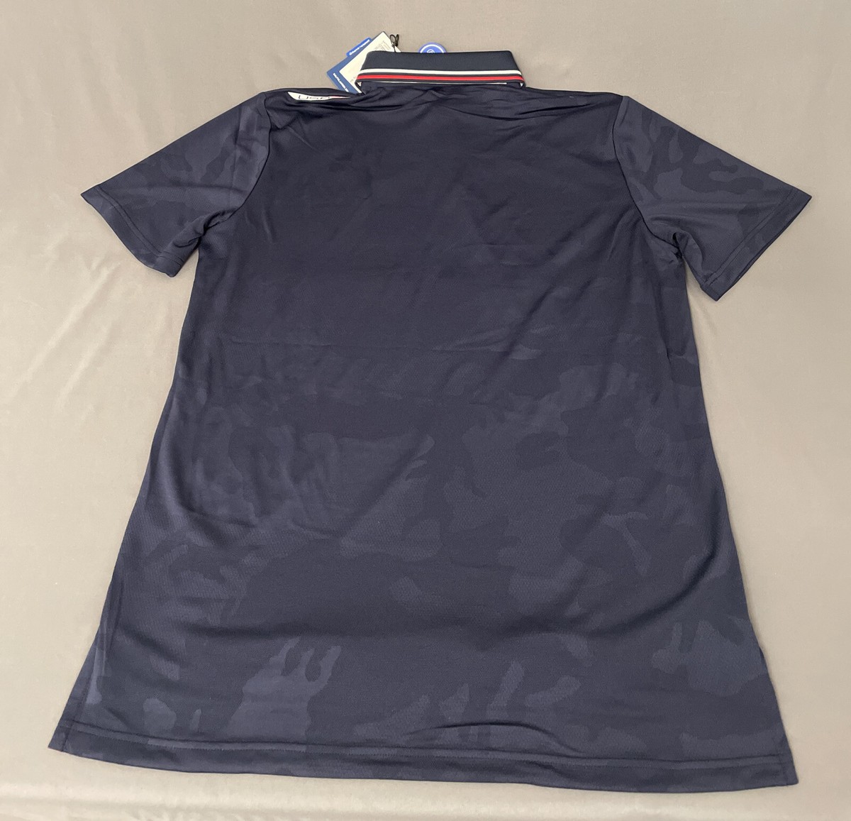 RLX Ryder Cup Golf Shirt Polo Logo Camo Ralph Lauren Medium Navy