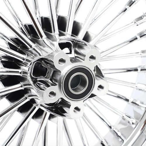16x3.5 Fat Spoke Wheels Rotors for Harley Touring Electra Glide 00-07 Road King - Foto 10 di 10