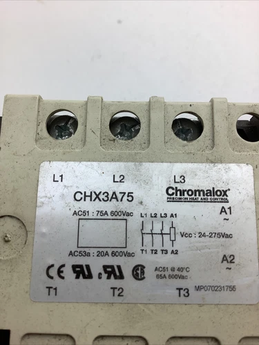 Chromalox CHX3A75 75A Solid State Transformer 600VAC W/ Fan