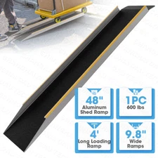 VNN 4FT Titan Ramps Shed Ramp Aluminum Loading Ramp 600Lbs 1PC for Pick up Law