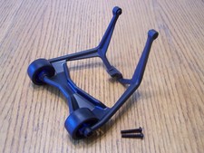 Fits Traxxas 8S X-Maxx Ultimate Assembled Wheelie Bar with Blue Aluminum Wheels
