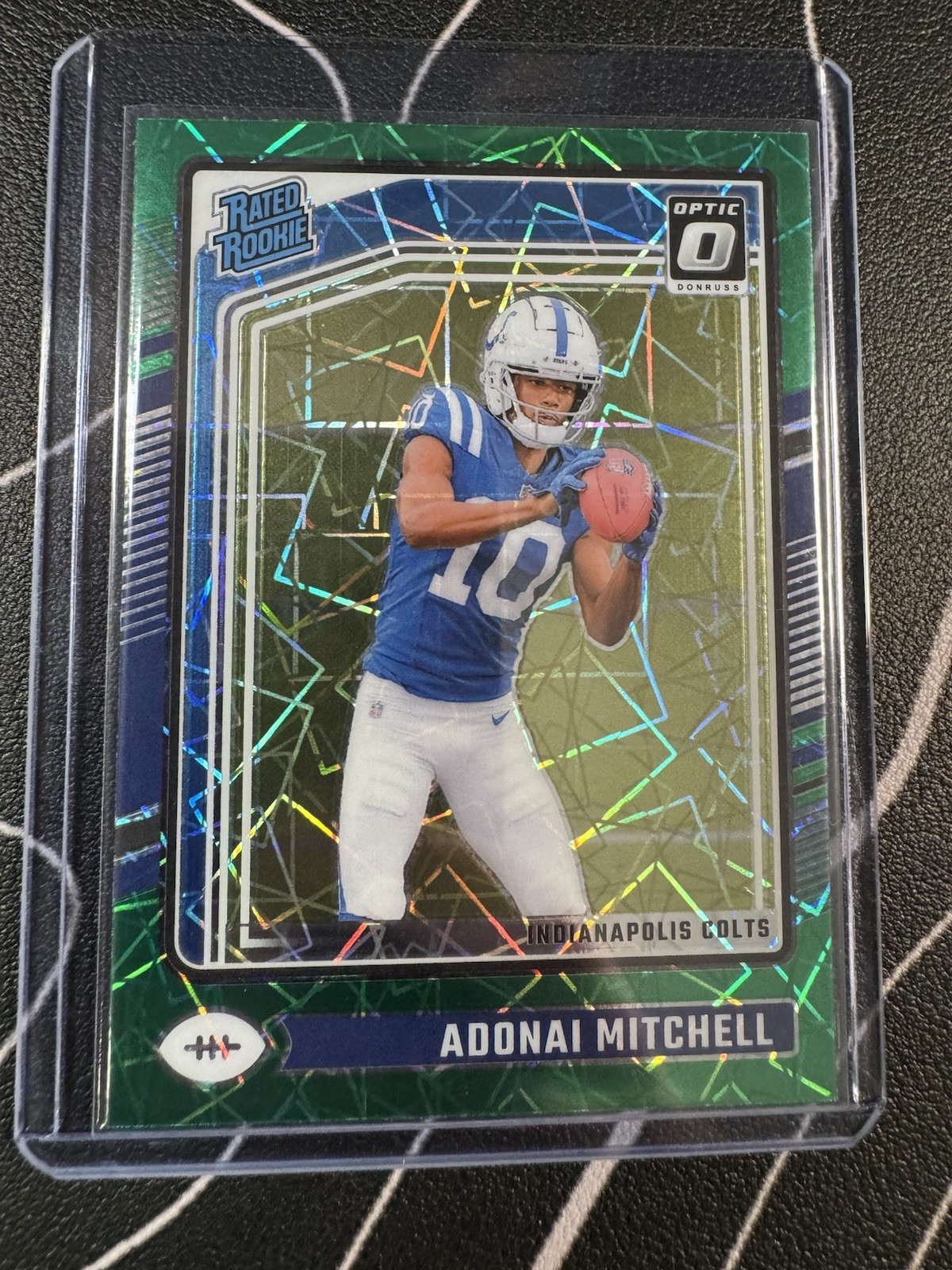 2024 Panini Donruss Optic ADONAI MITCHELL Rated Rookie #203 Green Velocity (RC)