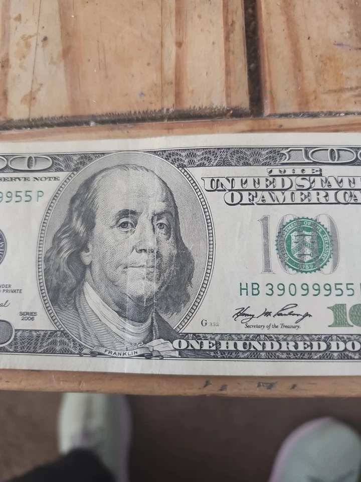 2006 G 100 Dollar Bill - Image 3 of 4