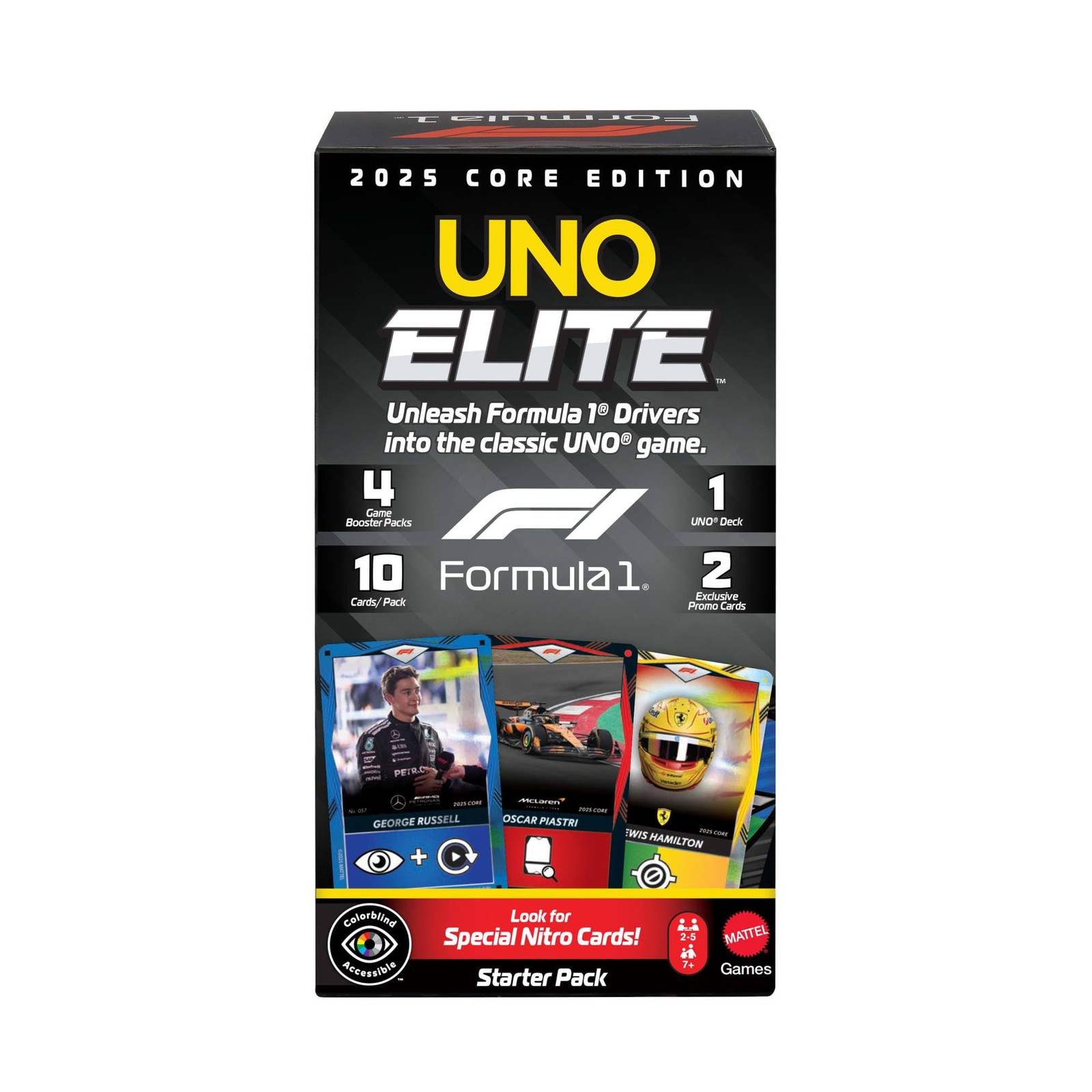 Mattel games - uno elite formula 1 - Immagine 4