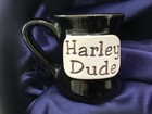 HARLEY DUDE large stoneware MUG never used! EXCELLENT! 🏍️🏍️🏍️🏍️🏍️ — photo 1