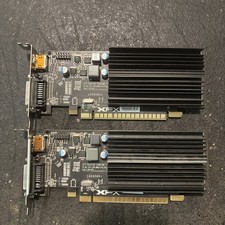 LOT OF 2 XFX Radeon HD 5450 650M 1GB DDR3 FULL PROFILE GRAPHIC CARD