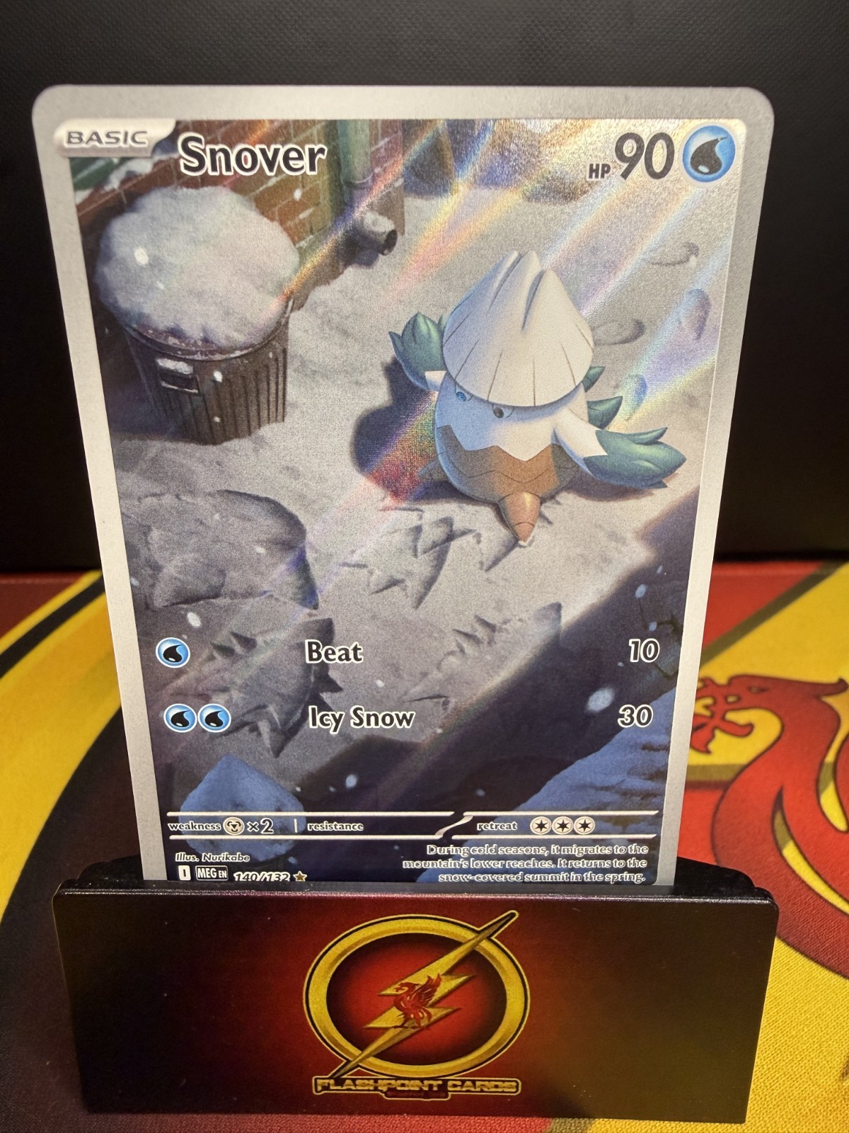 Snover - 140/132 - Me01: Mega Evolutions - Illustration Rare - Mint/NM - English