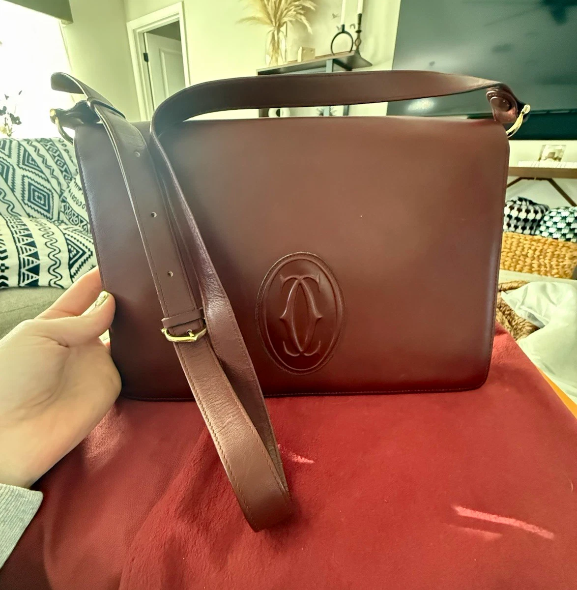 ♡Cartier♡クラッチバッグ♡ポーチ♡トリヨンレザー♡美品♡ 25+ Cartier Leather Exterior Shoulder Bag Bags & Handbags for