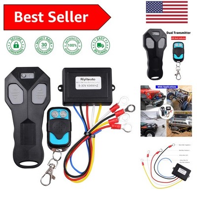 Versatile Wireless Winch Remote Kit - Compatible with Major Brands, Waterproof