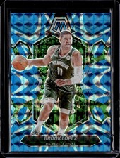 2023-24 Panini Mosaic #112 Brook Lopez Reactive Blue