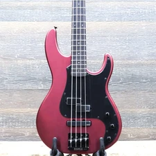 ESP LTD AP-4 Candy Apple Red Satin EMG Brushed Black Pickups Electric Bass