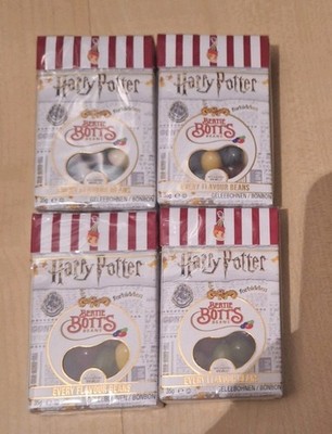 4 stk !!! Harry Potter Bertie Botts Bohnen Jelly Belly 35G NEU (Bitte Lesen)