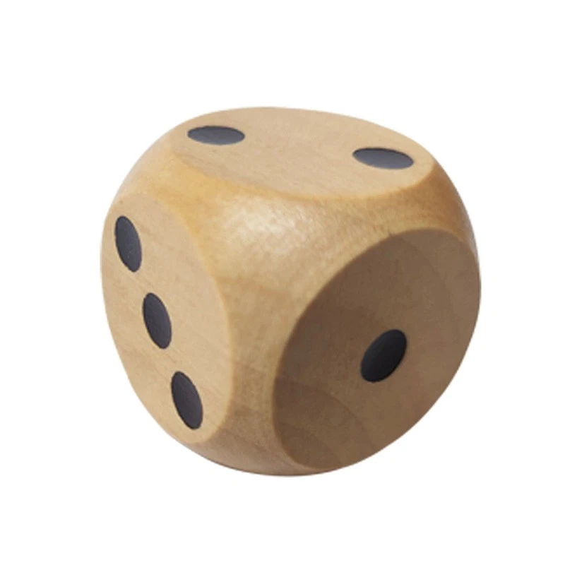 Large Wooden Dice Six Sided Spot Dice D6 RPG for Board Games 18mm 20mm 25mm 30mm - Image 2 of 4