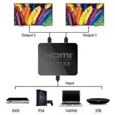 1 In 2 Out HDMI Splitter 1080P 4K 1X2