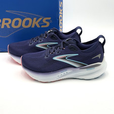 Women's Size 8 XWIDE 2E Brooks Glycerin GTS 22 Running Shoes Blue Ribbon