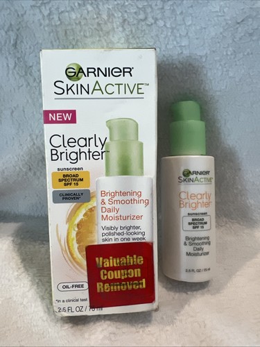 NWB Garnier Skin Active Clearly Brighter Brightening Smoothing Moisturizer 7/17