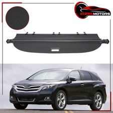 For 09-15 Toyota Venza Retractable Cargo Cover Rear Trunk Privacy Shade Canvas For 09-15 Toyota Venza Retractable Cargo Cover Rear Trunk Privacy Shade Canvas